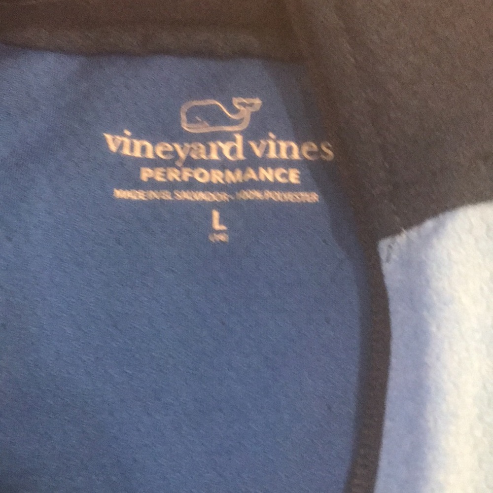 Vineyard vines boys size large quarter zip pull over - Picture 2 of 2